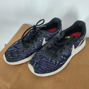 Nike Black and Purple Sneakers Women's Size 7